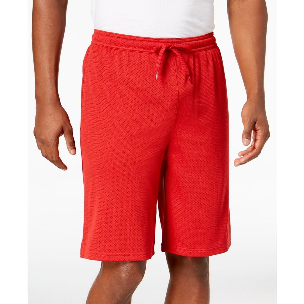 ID Ideology Men's Mesh 10" Shorts in Red, Size Medium Retail $30.00